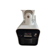 solar network camera ANNKE side view with panel