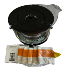 carrying bag for oil heater with wick set and funnel