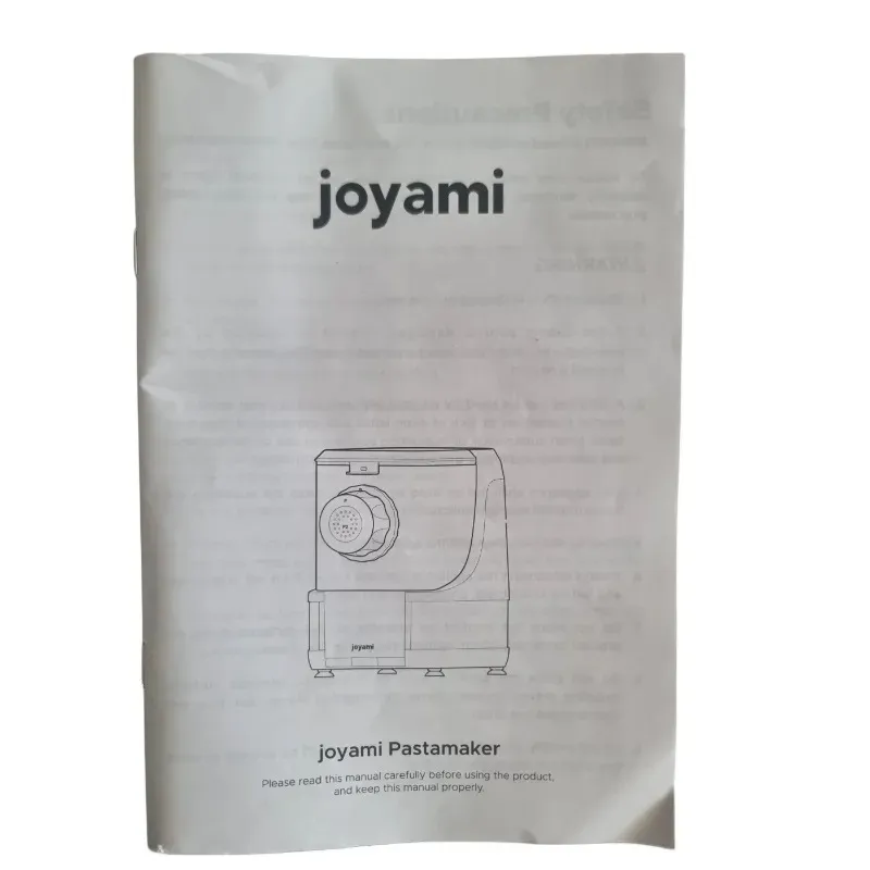 Joyami Pastamaker Електрична машина для приготування пасти з аксесуарами