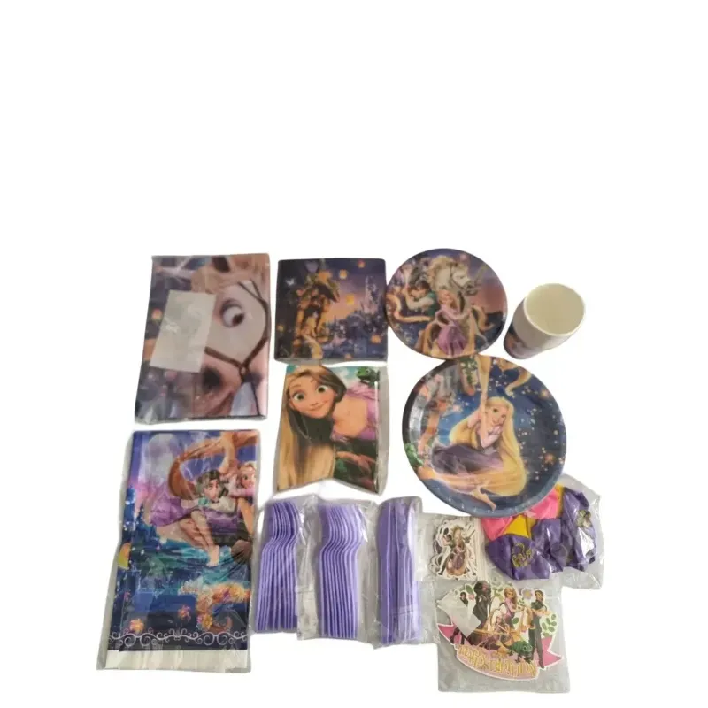 Fairy Tale Themed Birthday Party Decoration and Tableware Set