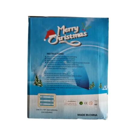 Dekoracja świąteczna Mikołaj na spadochronie z ruchomymi ramionami