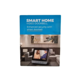 wireless video doorphone 2.4G in packaging front view