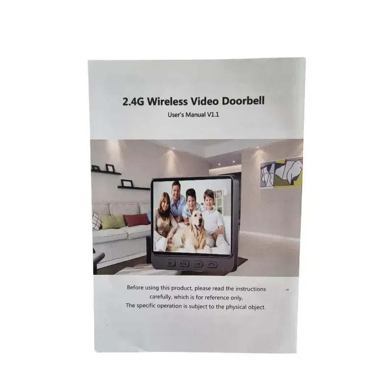 Kabelloses Video-Türtelefon 2.4G mit Bildschirm LCD