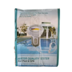 tester jakości wody do basenu i spa widok przód z sondą pomiarową