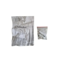 solar lamp LED back view with mounting points