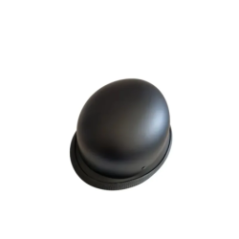 offenes motorradhelm schwarz von hinten