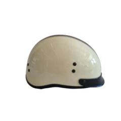 retro motorradhelm frontansicht mit visier