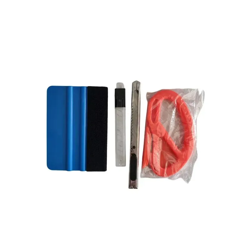 Tool Set for Film Application with Squeegee and Knife