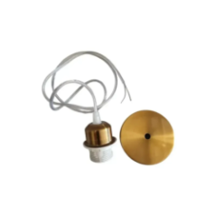 Bamboo Pendant Lamp with Shade and Bulb Holder