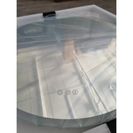 Lustro łazienkowe LED z Bluetooth i podgrzewaczem pary