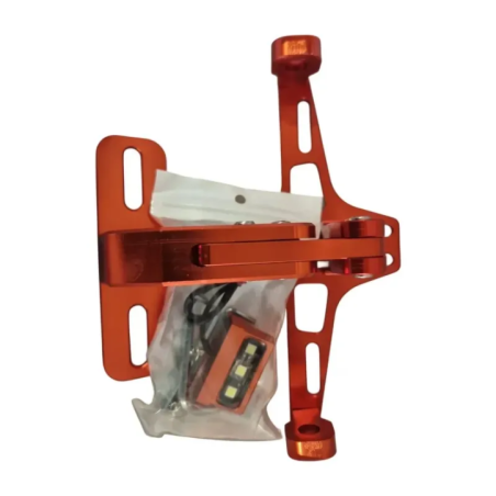 Motorcycle License Plate Holder with Lighting LED
