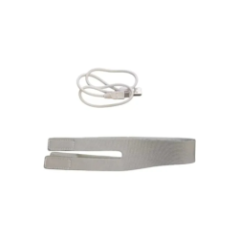 Vorderseite der LED Lichttherapie-Maske mit Touch-Taste