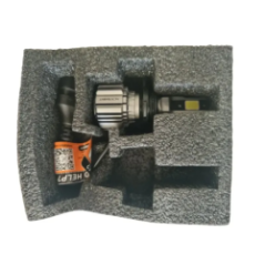 packaging of car bulb LED H7 Novsight back with information