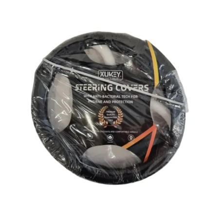 car steering wheel cover front view