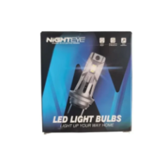 LED автомобільна лампа H7 NightEye вид збоку упаковки з логотипом