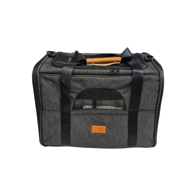 Pet Carrier Bag with Mesh Windows and Soft Liner