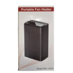 Portable Electric Heater with Fan and Remote Control