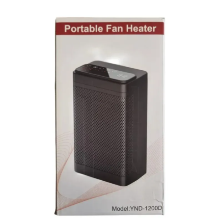 Portable Electric Heater with Fan and Remote Control