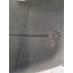 rolled yoga mat top view