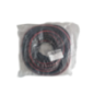rubber car seal black with red stripe top view