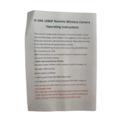 hidden camera in module form with lens