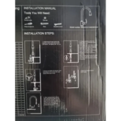 details on safety and usage of the kitchen faucet