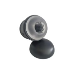 hand massager side view with power button