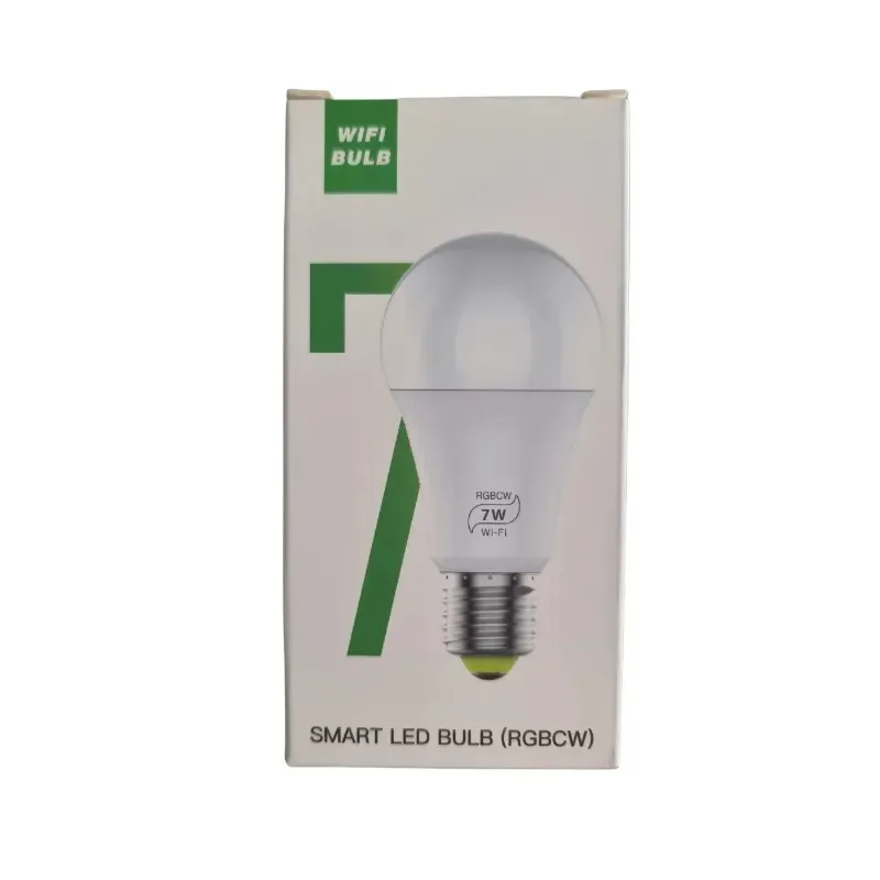 Розумна лампочка LED WiFi 7W RGB+CW з додатком