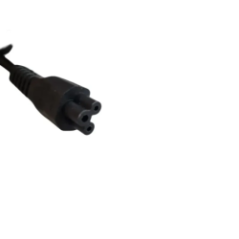 label of AC adapter with parameters and markings