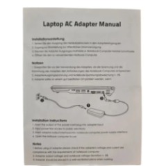 вилка живлення для ноутбука з червоним центром