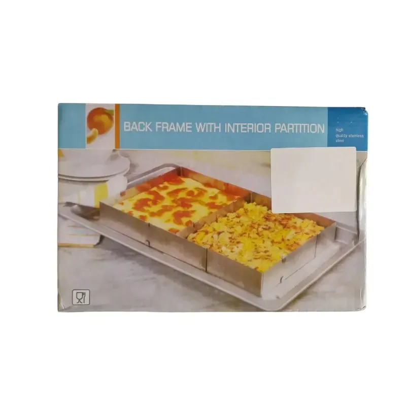 Adjustable Baking Frame with Stainless Steel Divider