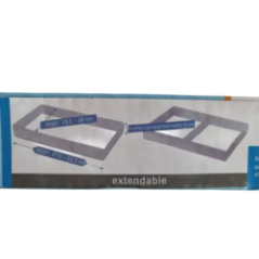 adjustable baking frame product view with divider and dishes