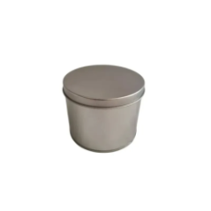 plastic container with beads front view