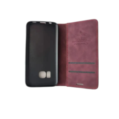 бордовий чохол для телефону вид спереду