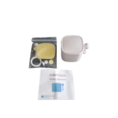 smart kontroler CubeTouch widok zestawu z elementami montażowymi