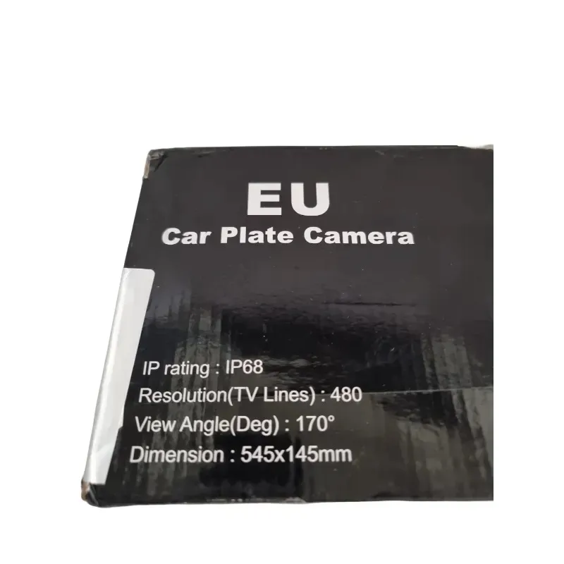kamera cofania EU Car Plate Camera z szerokim kątem widzenia