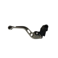 motorcycle brake lever side view with adjustment mechanism
