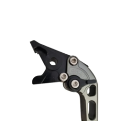 view of the entire motorcycle brake lever