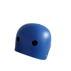 Etikett mit Helm-Informationen und Standards