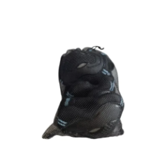 blauer Fahrradhelm Frontansicht