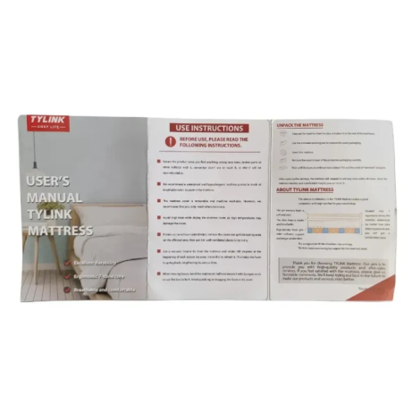 materac Tylink widok ogólny z opakowaniem