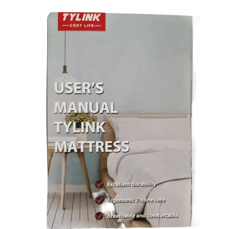 Materac Tylink z ergonomicznym 7-strefowym rdzeniem i pokrowcem