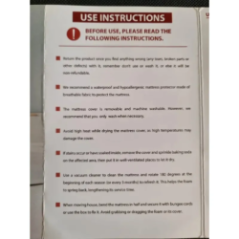 Опис шарів матраца Tylink та інструкції