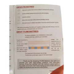 materac Tylink instrukcja użytkowania i cechy produktu