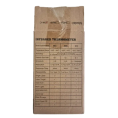 infrarot nicht-kontakt-thermometer BT-981C frontansicht mit display und tasten