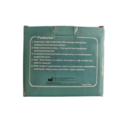 Verpackung der Lampe LED 10W Maisbirne mit Informationen