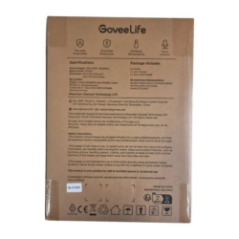 GoveeLife Smart Space Heater 2 Lite вид ззаду упаковки з іконками та специфікаціями