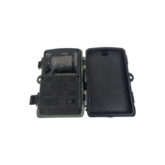 CX100W wildlife camera side view with closed housing