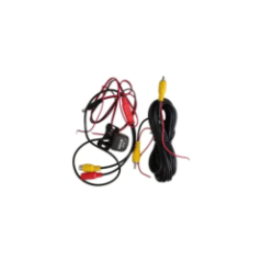 car reversing camera view of cable set and camera