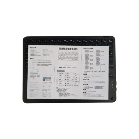 wireless keyboard Bluetooth front view with cable USB-C